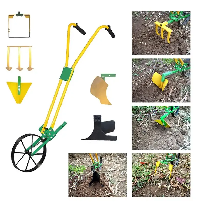Parasmani Agritech Heavy Duty Manual Wheel Hoe with Multi Attachments
