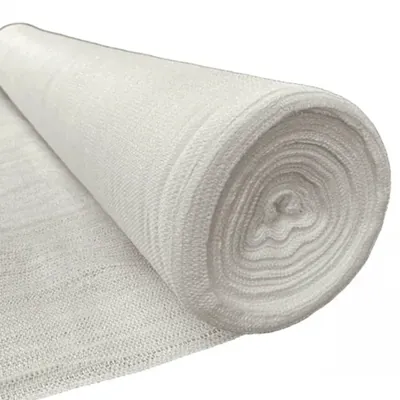 Tuflex 50% Tape x Tape 100 GSM White Shade Net for Home, Garden, and Nursery, BIS Certified (Size-5.5 x 50 m)