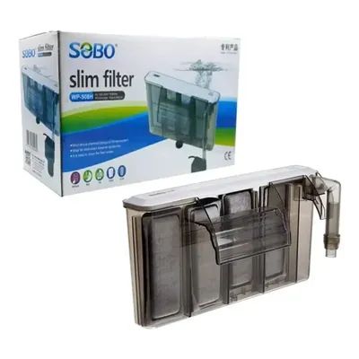 Sobo WP-508H Hanging Corner Aquarium Filter, 8 W, 800 L/hr
