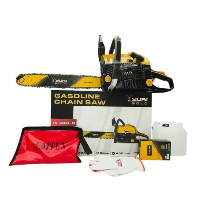 YURI GOLD YG-GCS84, 58 CC 4-Stroke Powerful Petrol Engine Chainsaw with 22 Inch Guide Bar