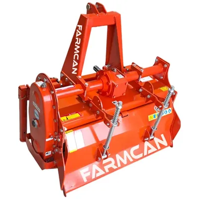 Farmcan Mini Rotavator 3 ft with 16 Blades Efficient for Soil Preparation Suitable for 12 to 28 HP Mini Tractors
