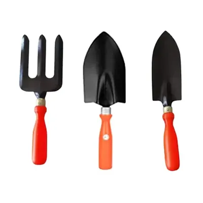 AGT Hand Garden Tools Combo of Big Trowel, Small Trowel & a Fork (Set of 3)