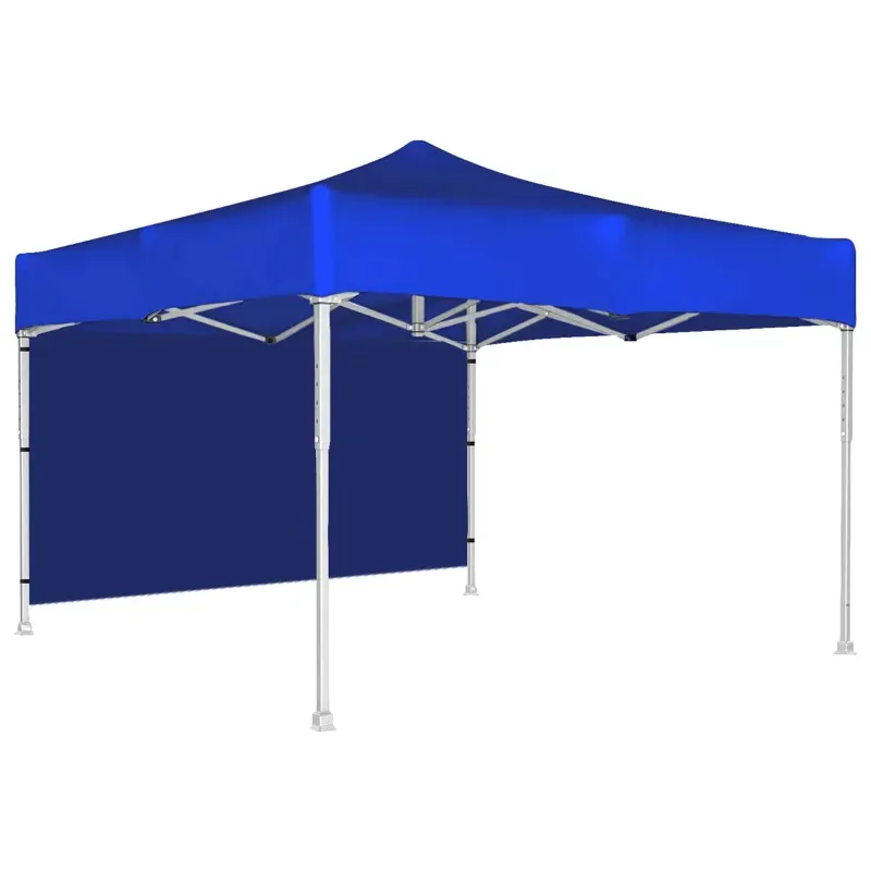 ORILEY 10 x 10 ft (Blue) Foldable Gazebo Tent with 3 Side Open/Pop-up for Outdoor & Terrace Garden