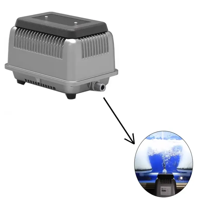 Sunsun 230 W HJB 400 HiBlow Air Pump for Aqua Farming