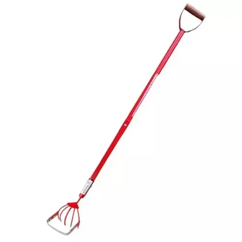 Wolf Garten Global Nature Agro 5 Pin 6 Inch Manual Weedivator With 4.25 ft Handle, For Weeding & Loosening Soil, GNWR-1502