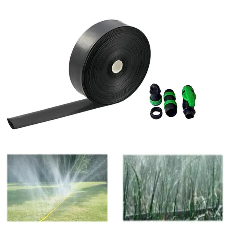 Siddhi Agritech 350 Micron, 32 mm Diameter, 100 m Long Agricultural Rain Pipe with Accessories (Pack-1 Pc)