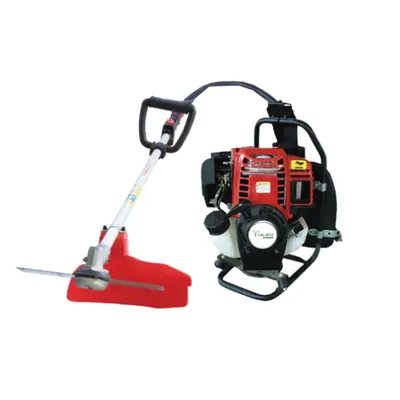 YURI 1.0 kW 35.8 CC Backpack Grass Cutter for Professional Landscaping, GX35 4-Stroke High-Efficiency Engine (YR-BC1133)