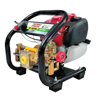 YURI 1 kW 35.8 CC Portable Power Sprayer for Commercial Orchard and Farm Pest Control, GX35 4-Stroke Engine with Brass Pump (YR-PS1145)