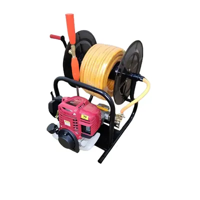 Golf Ultra 35 CC 4 Stroke Gardening Sprayer, Agriculture Pest Spray Machine for Agriculture With Hose Reel, 30 m Hose Pipe & Spray Gun