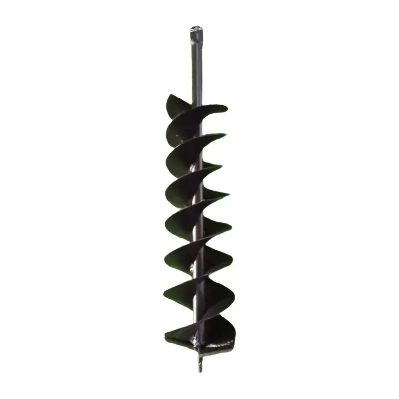 ZEYANG 4 Inch Double Spiral Earth Auger Bit for 2 Stroke & 4 Stroke For Earth Auger/ Post Hole Digger Machine, EA-034
