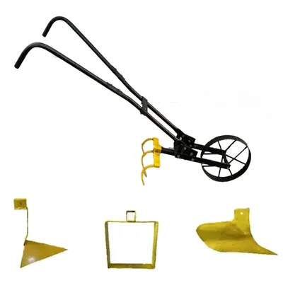 Parasmani Agritech Heavy Duty Hand Held Wheel Hoe with Attachments for Agriculture Purposes, Width 10 Inch