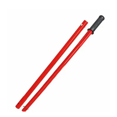 4 ft Long Steel Handle With Rubber Grip, Suitable For All Garden Tools