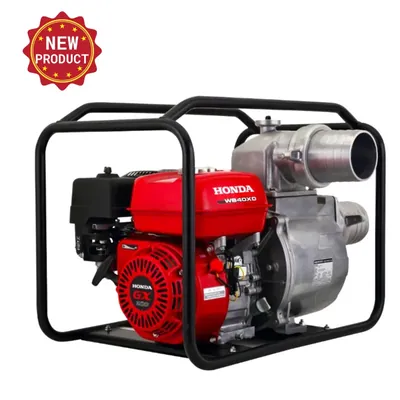 HONDA WB 40XD, 4 Stroke 4 Inch Petrol Operated Water Pump With 3.7 HP Petrol Engine