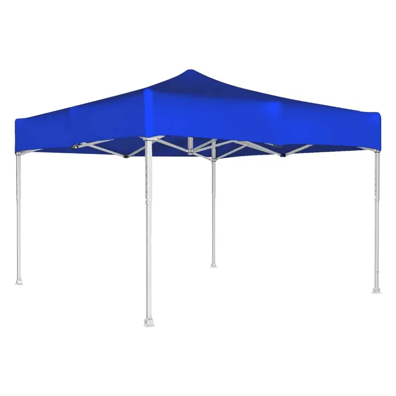 ORILEY 6.5 ft (Blue) Foldable Gazebo Tent with 4 Side Open/Pop-up for Outdoor & Terrace Garden