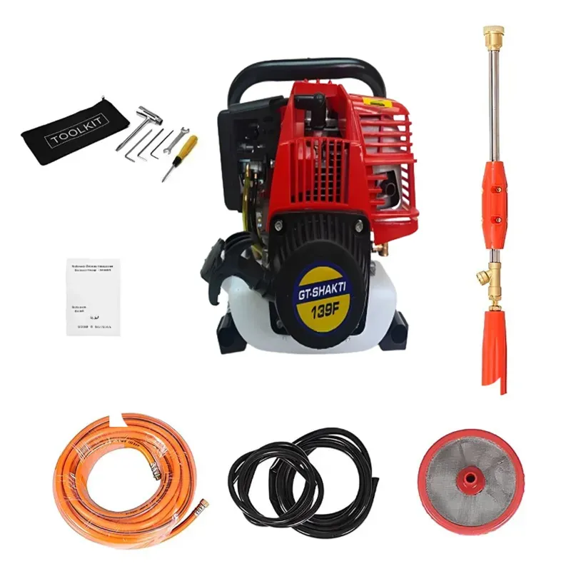 GT Shakti Portable Power Sprayer, 4 Stroke 31 CC Gardening Sprayer With Hose Pipe & Spray Gun