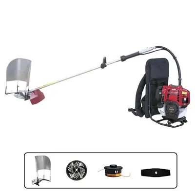 Really Backpack Multi Crop Cutting Machine R50-B, 4 Stroke 50 CC Jonathan Engine For Agriculture & Gardening Grass Cutting
