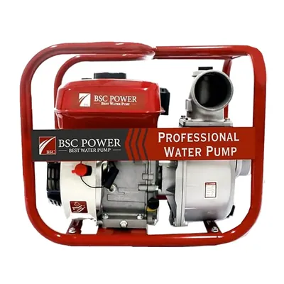 BSC Power WP-30, 7.5 HP 4-stroke 212-cc 3 Inch Petrol Operated Water Pump for Irrigation Purposes