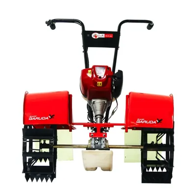 Sharp Garuda 36 CC 4 Stroke Petrol Engine Paddy Weeder for Agricultural Paddy Field