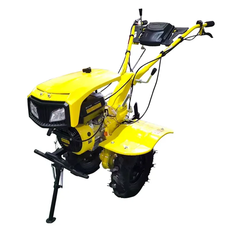 KisanKraft KK-IC-412P, 7 HP 4 Stroke Petrol Power Weeder With Dual Headlight