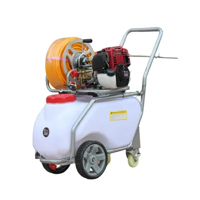 Vinspire 50 Litre, 35 CC, 4 Stroke Portable Trolley Power Sprayer with 45 m Hose Pipe