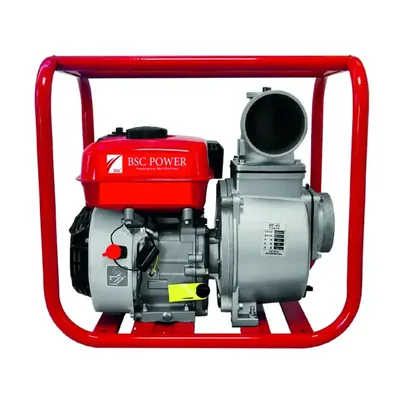 BSC WP-40 4-Stroke, 4 Inch, Petrol Operated Water Pump Suitable For Irrigation Purposes