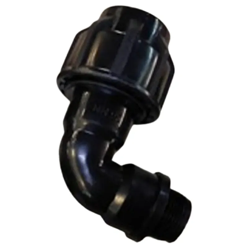 40 mm Plastic 90 Degree Union Elbow Quick Connector High Pressure Resistance Irrigation Watering Fittings (Pack Of 10)