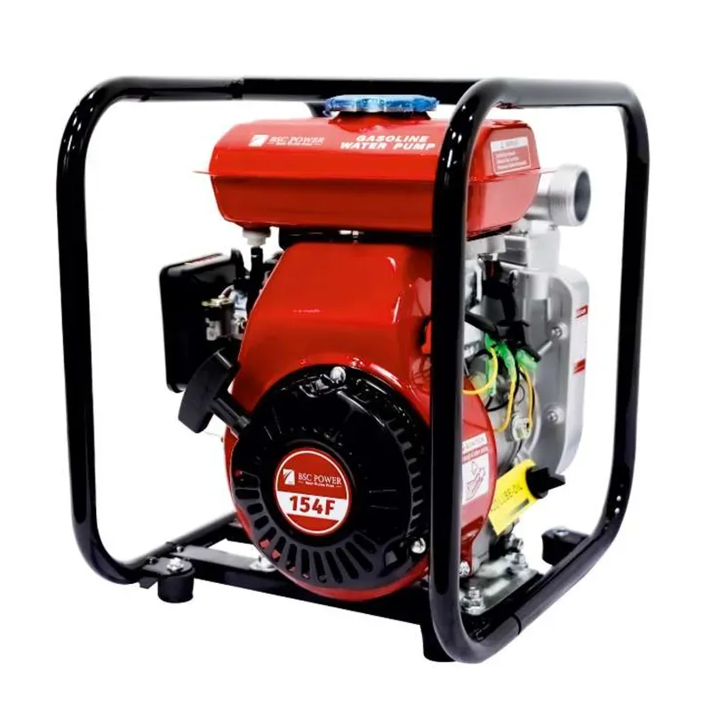 BSC Power WP-154F, 2.6 HP 4-stroke 80-cc 1.5 Inch Petrol Operated Water Pump for Irrigation Purposes
