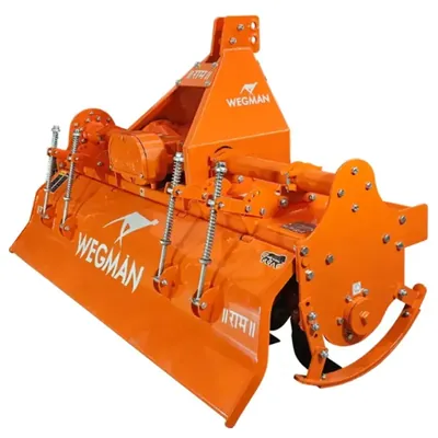 WEGMAN 7 ft Rotavator (Semi Champion Plus) with 48 Blades Suitable for 50 HP to 65 HP Tractors (Type-Gear Box, Single Speed)