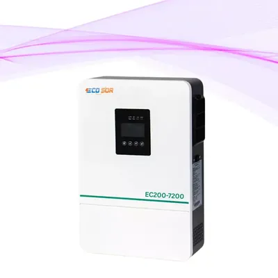 ECOSOR 6.5 kW, 48 V Hybrid Solar Inverter 9000 W PV, 500 V Input and 97.5% Efficiency for Home Backup