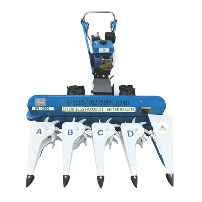 AIVA ITALY AV-2000, 7 HP Petrol Operated 4 ft Self Propelled Reaper / Crop Harvester Machine
