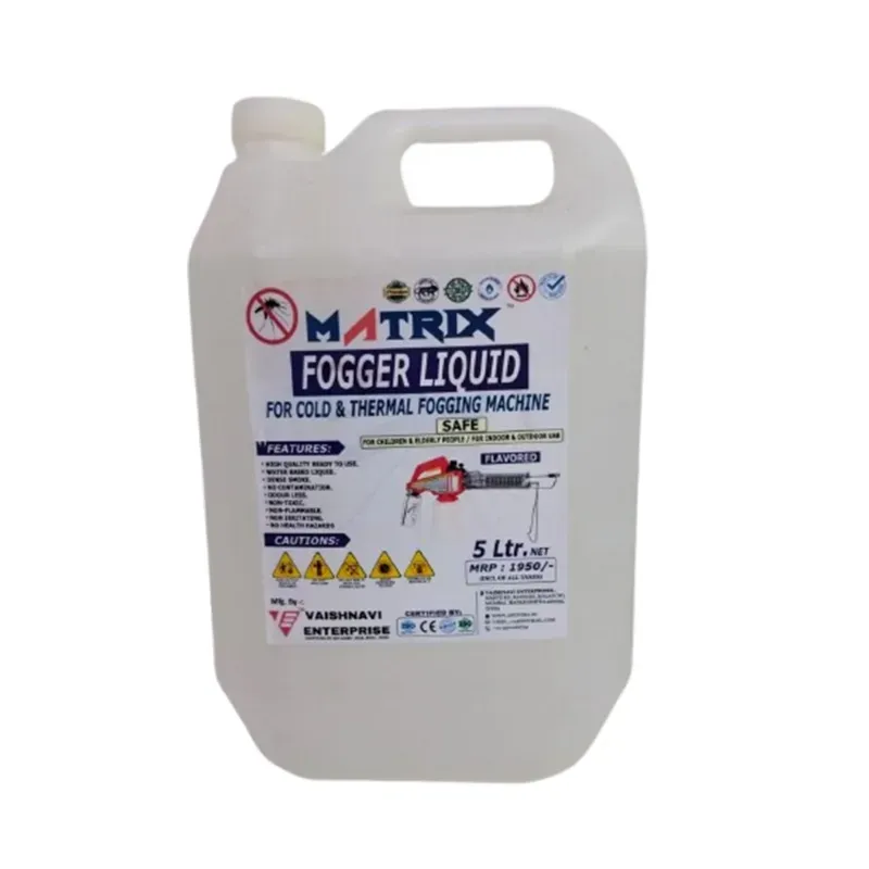 5 Litre Fogging Liquid Solution For Cold and Thermal Fogging Machine