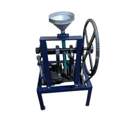 Mild Steel Camphor Tablet Making Machine with 1 HP Motor