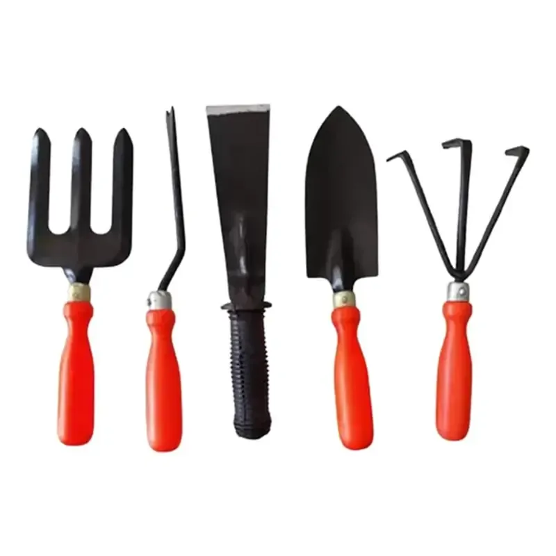 AGT Gardening Tools Combo of Weeder, Small Trowel, Cultivator, Fork & Khurpi (Set of 5) (Pack of 5)
