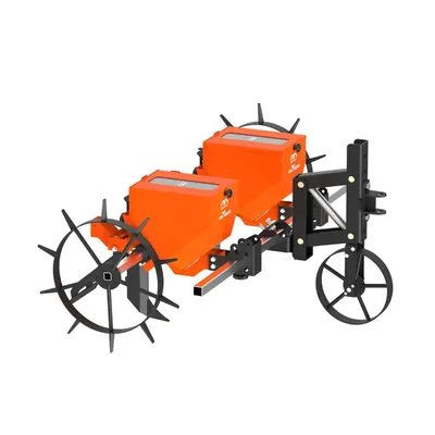 Modiant PST-Double Row Seed Sowing Machine With Tiller Attachment For Sowing Seeds In Agricultural Fields