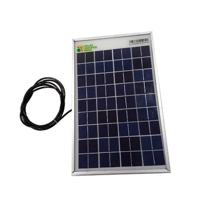 Solar Universe India 5 W, 18 V Polycrystalline Solar Panel with 1 m Wire