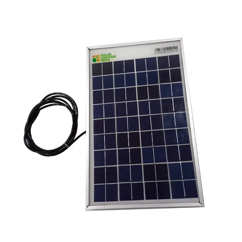 Solar Universe India 5 W, 18 V Polycrystalline Solar Panel with 1 m Wire