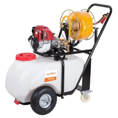Neptune PS-50, 50 L Portable Trolly Power Sprayer, 2 Stroke and 26 CC Engine
