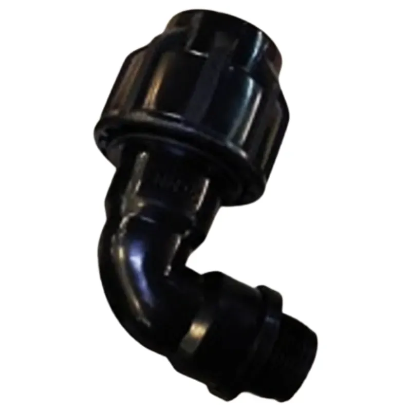 50 mm Plastic 90 Degree Union Elbow Quick Connector High Pressure Resistance Irrigation Watering Fittings (Pack Of 5)