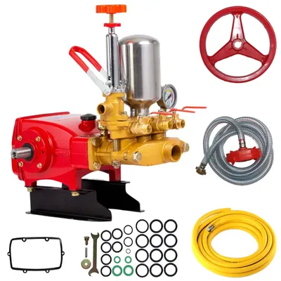 ASPEE 500 PSI, 5 HP HTP Pump With Accessories For Agricultural Spraying (PSB70BNC)