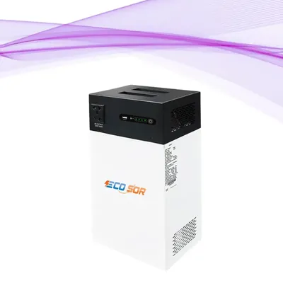 ECOSOR 500 W Portable Hybrid Inverter 1004 Wh Power Station 300 W Solar Input Compatible for Small Shops Power Backup