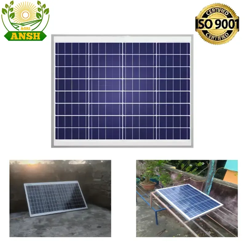 AGRIANSH 50 Wp Solar Panel of 19.38 Voltage