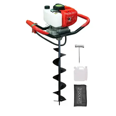 AIVA ITALY 2-stroke 52-cc Earth Auger with 6 Inch Auger Bit, AV-5200EA
