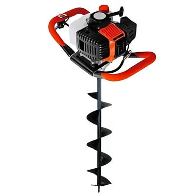 Greenleaf 2-stroke 52-cc Earth Auger / Post hole digger with 6 Inch Auger Bit