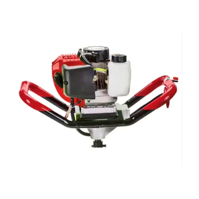 YURI 1.45 kW 52 CC Ground Drill for Plantation and Fencing, 1E44F High-Torque 2-Stroke Engine with Dual Handle Grip (YR-GD1136)