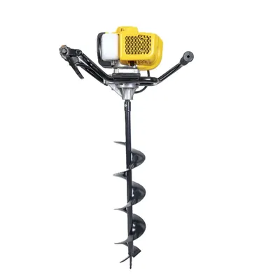 Polymak PMEA150, 52 CC Earth Auger Machine With 6 Inch Bit, Post Hole Digger for Plantation & Fencing