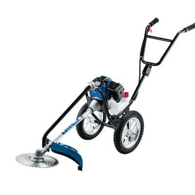 Gaocheng 52 CC Petrol Walk-Behind Trolley Grass Cutter for Professional Landscaping with 1200 ml Fuel Tank (GC-LM105)