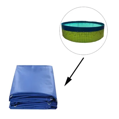 ZN GLOBAL NATION 550 GSM 2 Diameter Tarpaulin Sheet for 4500 Litre Biofloc Fish Tank