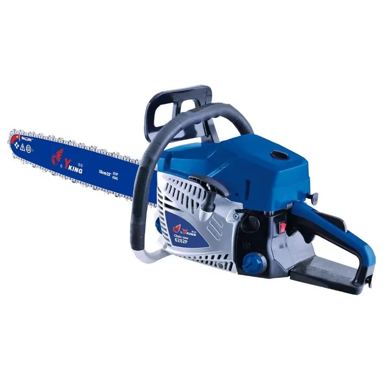 Yking 62.8 CC Professional Petrol Chainsaw with 18 Inch Guide Bar, Landscaping & Wood Cutter, 6282 P