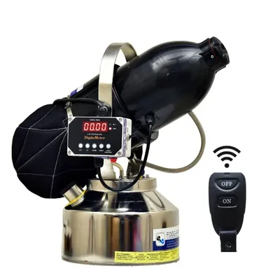 Fogg Pro (SSFR) 5 L Stainless Steel Tank ULV Fogger With Digital Timer and Remote Control For Hospital/Hotel/Mall