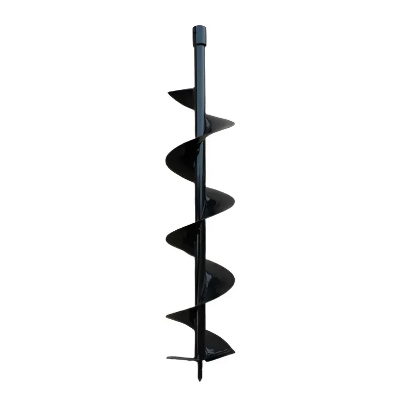 ZEYANG 6 Inch Auger Bit (Single Spiral), For 2 Stroke & 4 Stroke For Earth Auger/ Post Hole Digger Machine, EA-035